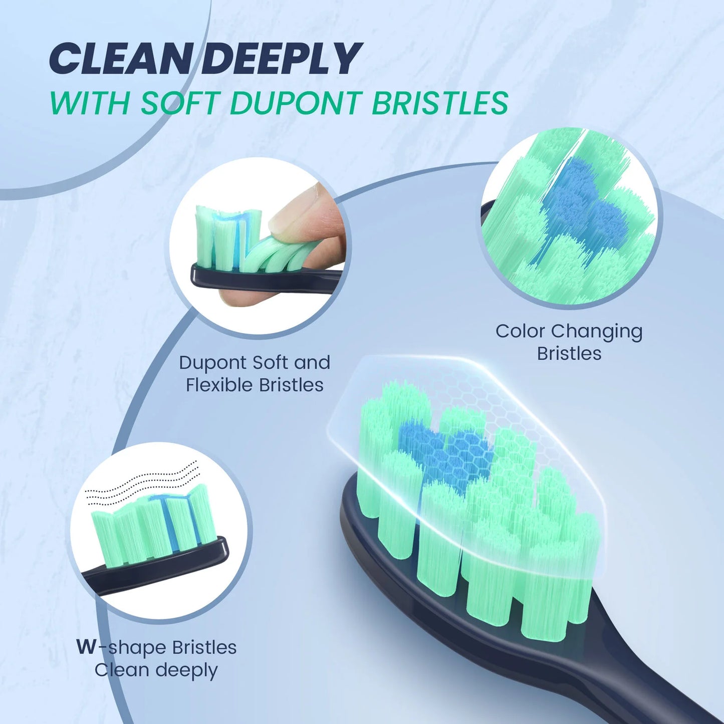 SEJOY Sonic Electric Toothbrush JS10 Oral Cleaning Personal Care Appliances 5 Modes Smart Rechargeable Automatic Toothbrush