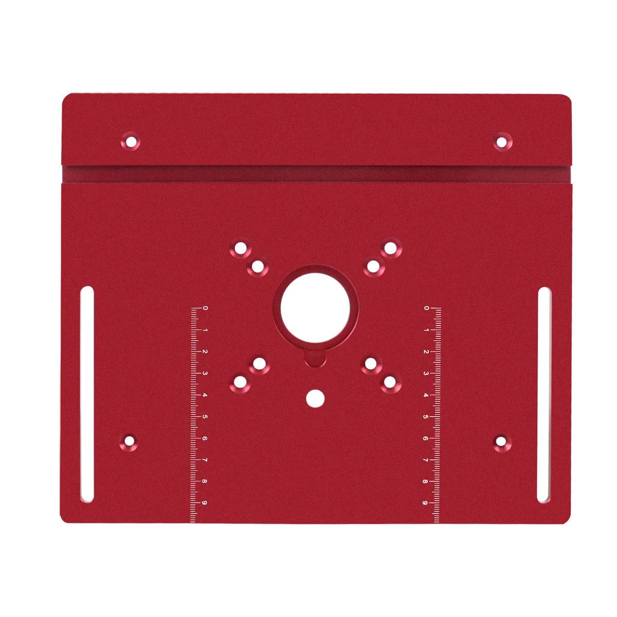 Woodworking Router Lift Kit - Aluminum Router Table Insert Plate W/ Miter Gauge Guide and Bracket for 65mm Diameter Motors