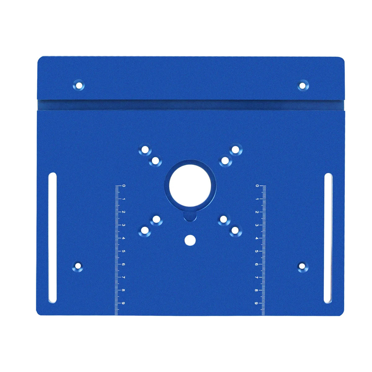Woodworking Router Lift Kit - Aluminum Router Table Insert Plate W/ Miter Gauge Guide and Bracket for 65mm Diameter Motors