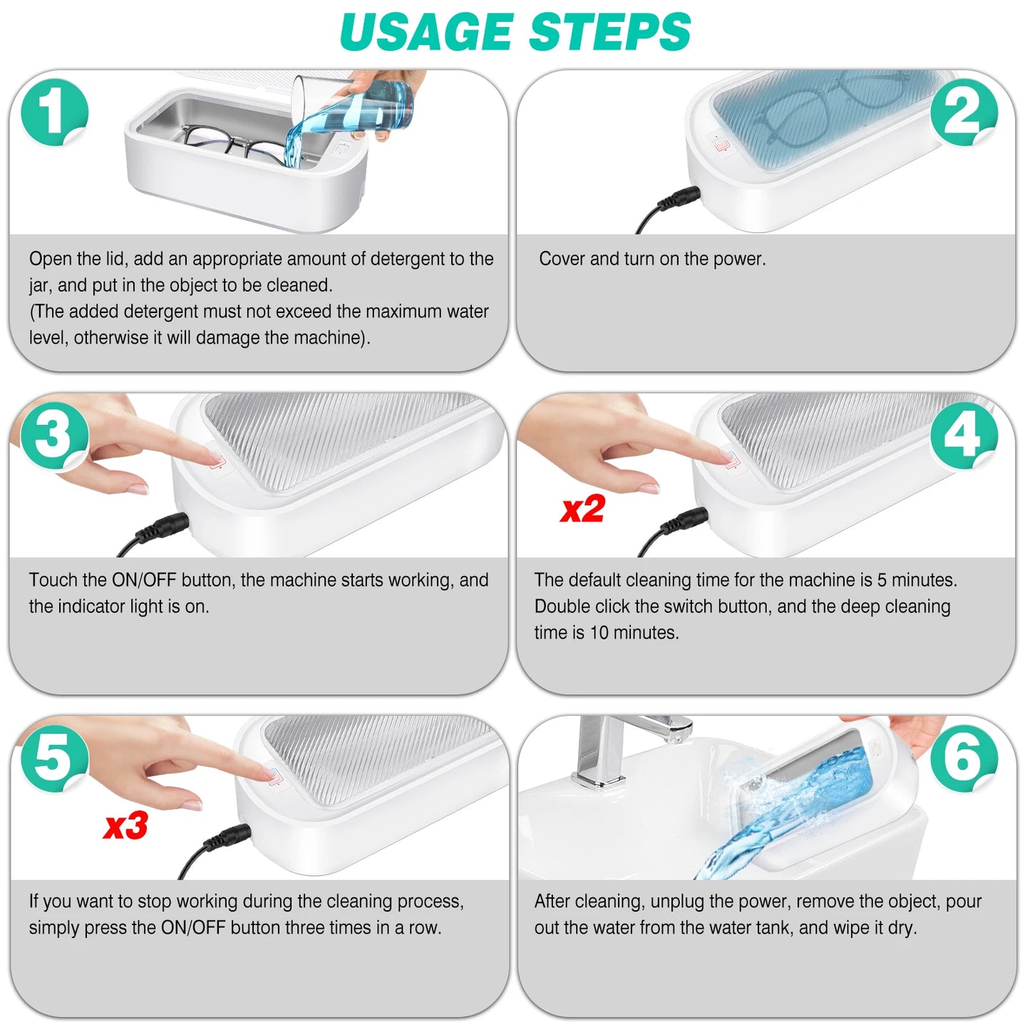 DayPlus Professional 650ML Ultrasonic Cleaner Sonic Wave Tank Glasses Watch Jewellery Cleaning Machine Tool